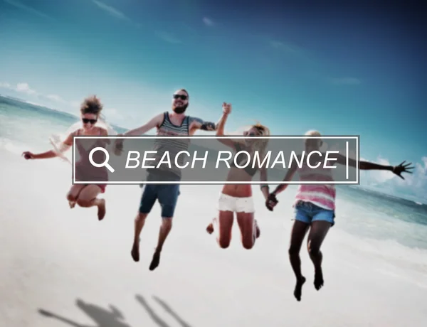 Praia Romance Holiday Concept — Fotografia de Stock