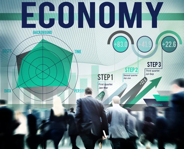 Economía Finanzas Contabilidad Concepto — Foto de Stock