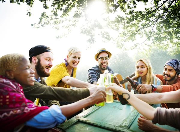 Amigos Colgando Concepto — Foto de Stock