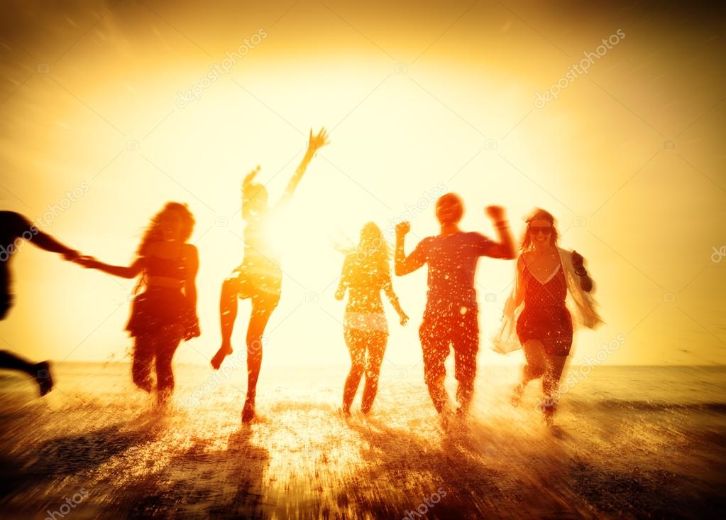 Friendship and Freedom, Summer Holidays Concept — Stock Photo