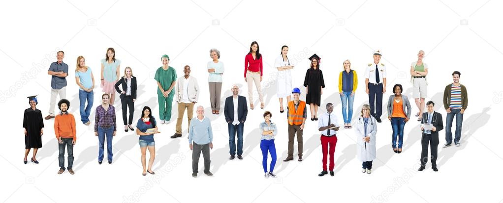 diversity people standing together