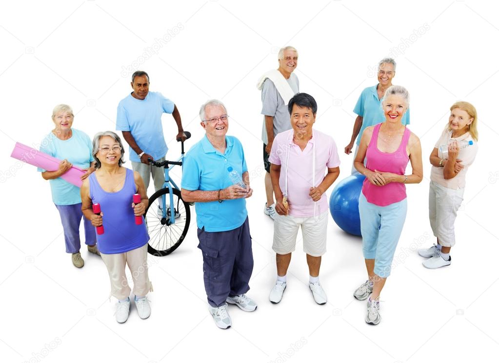 Seniors Adults Activity Concept