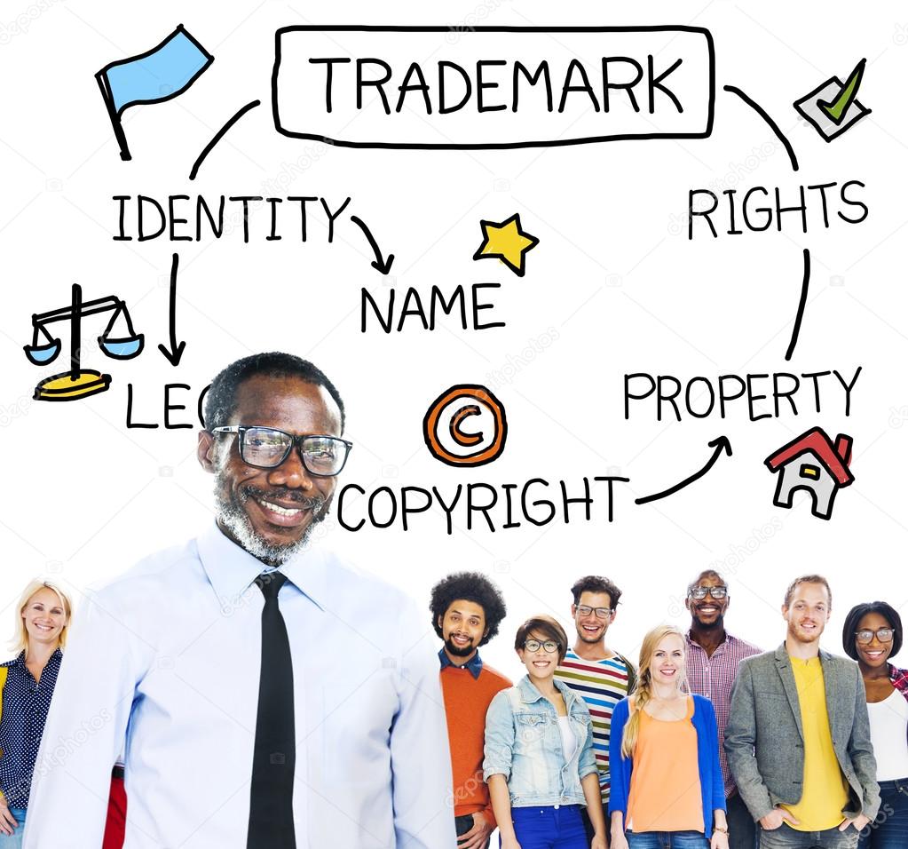 Diversity People and Trademark Concept