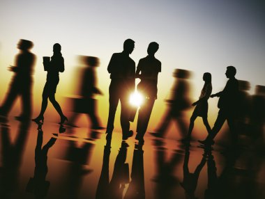 Kurumsal tartışma sahip iş adamları