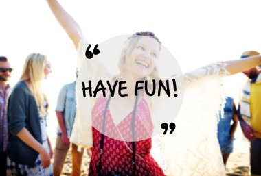 İyi eğlenceler, konsept tatil