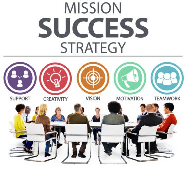 Toplantıda bir grup iş adamı