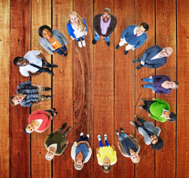 İş adamları, topluluk kavramı takım