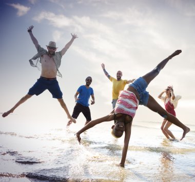 Dostluk ve özgürlük, yaz tatil kavramı