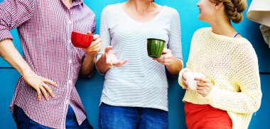 Grup insanlar sohbet kavramı