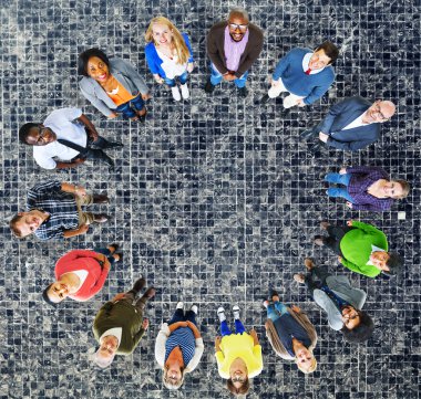 İş adamları, topluluk kavramı takım