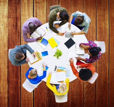 People Working in a Team Concept