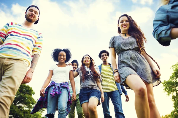Students at College Park, Friendship Concept — Stock Photo, Image