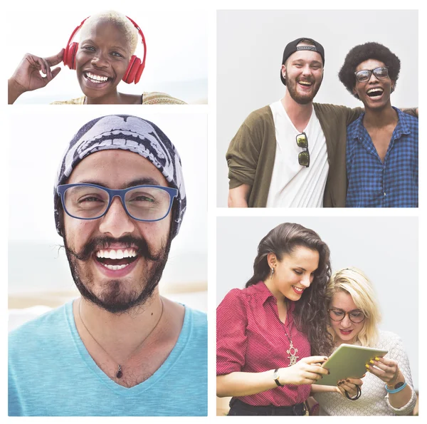 Colegas Conexões ou Conceito de Relacionamento Estudantil — Fotografia de Stock