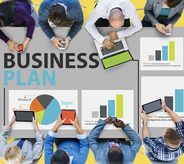 Plan de negocios o concepto de estrategia —  Fotos de Stock