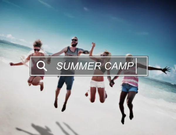 Summer Camp concetto di vacanza — Foto Stock