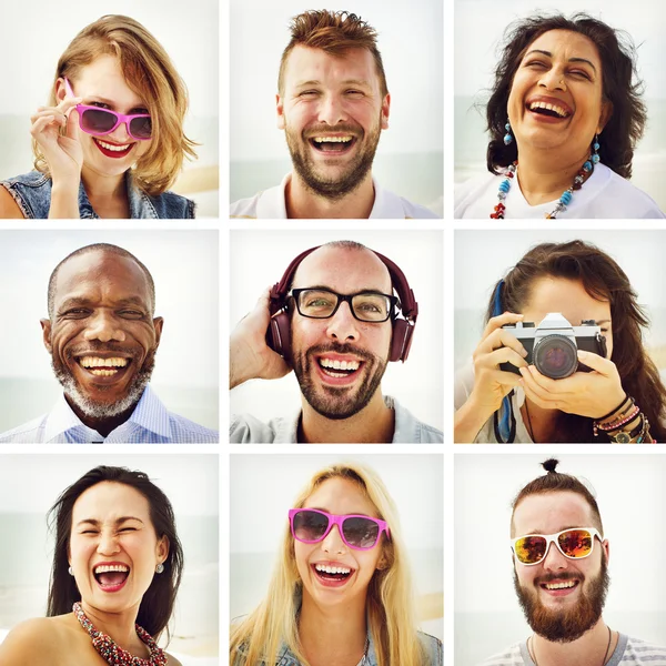 Retrato de amigos, concepto de convivencia — Foto de Stock