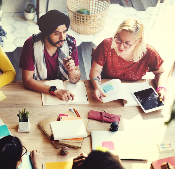 Arquitecto Gente Grupo de Trabajo Concepto — Foto de Stock