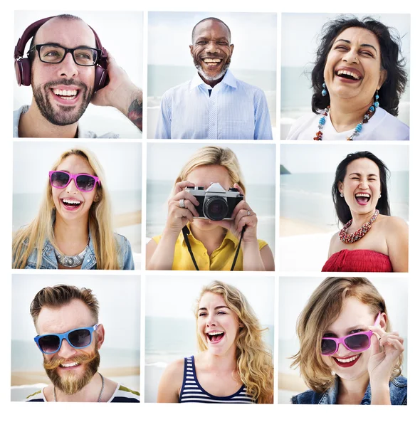 Vänner porträtt, samhörighet koncept — Stockfoto