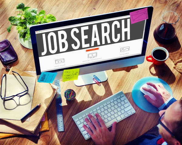 Job Search and Career Concept — Stock Photo, Image