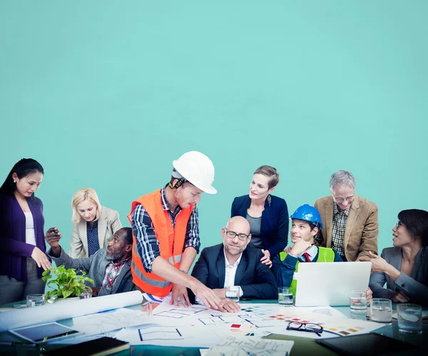 Discusión de la gente de negocios, concepto de equipo — Foto de Stock