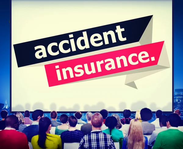 Concepto de protección del seguro de accidentes — Foto de Stock