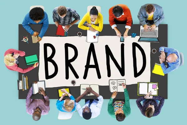 Branding Marketing de marca — Fotografia de Stock