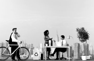 Toplantıdaki iş adamları 