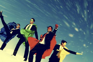 İşadamları Superheros ilham