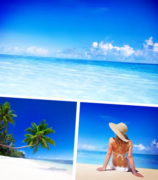 Vrouw zomervakantie Concept — Stockfoto