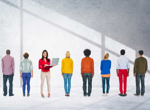 Diferentes personas, Concepto de equipo único —  Fotos de Stock