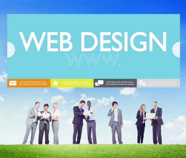 Www Concepto de Diseño Web —  Fotos de Stock