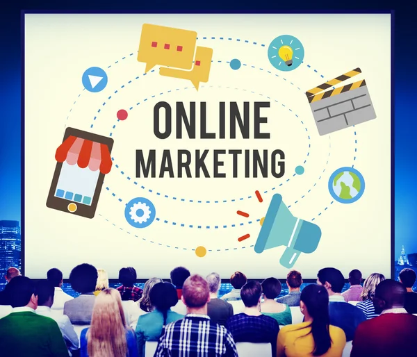 Campanha de Marketing Online — Fotografia de Stock