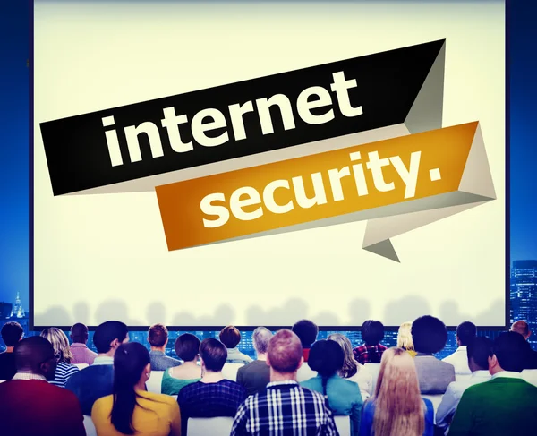 Koncepce ochrany zabezpečení Internetu — Stock fotografie
