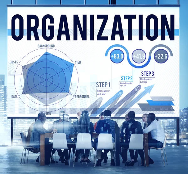 Concepto de gestión de la organización — Foto de Stock