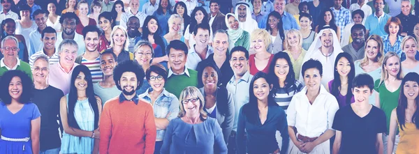 Nagy csoport ember sokszínűség — Stock Fotó