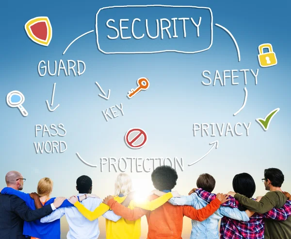 Privacy bescherming veiligheidsconcept — Stockfoto