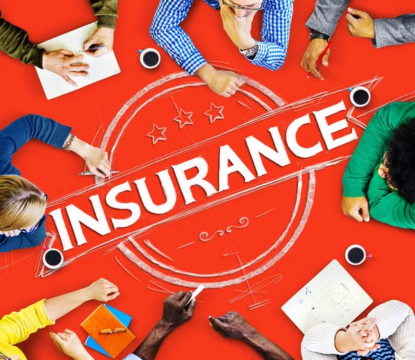 Beneficios de seguro, concepto de riesgo de protección — Foto de Stock