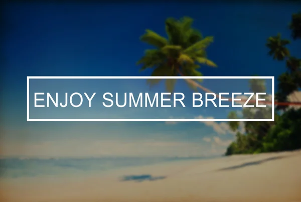 Summer Breeze kavramı keyfini çıkarın — Stok fotoğraf