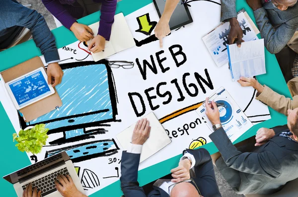 Web Design and Web Development — Stock Photo, Image