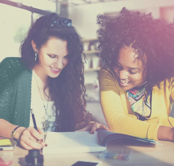 College students studying in classroom — Stock Photo, Image