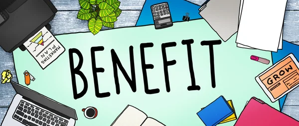 Benefit and Income Concept — Stock Photo, Image