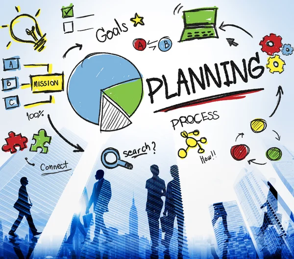 Planning Strategy Mission Concept — Stock Photo, Image