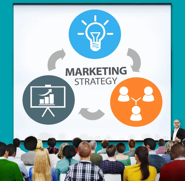 Marketing Strategia Branding — Foto Stock