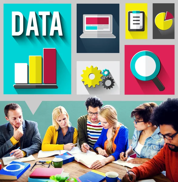 Data Information Cloud Center — Stock Photo, Image