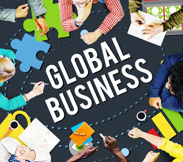 Koncepcja globalnego biznesu — Zdjęcie stockowe