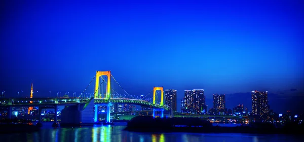 Міст веселки в Odaiba, Токіо — стокове фото
