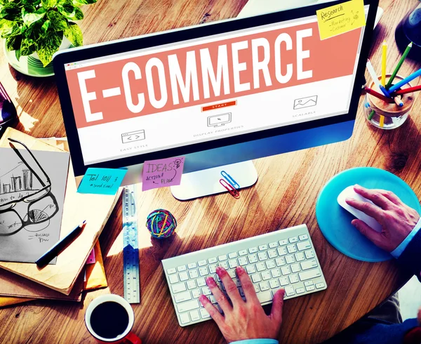 E-commerce Concepto de Marketing Digital —  Fotos de Stock