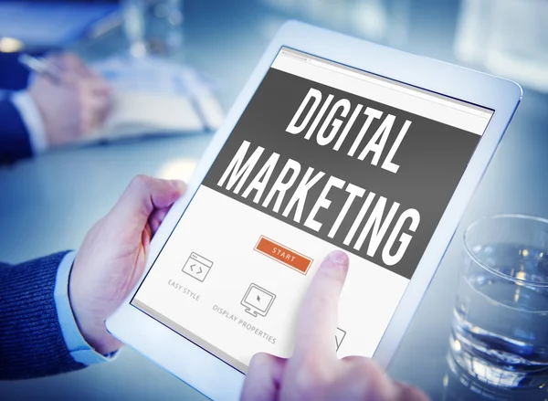 Concetto di marketing digitale — Foto Stock