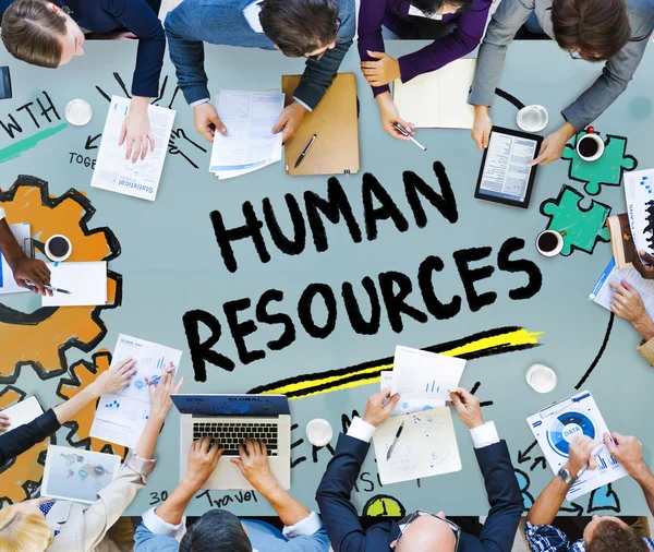 Gente de negocios y concepto de recursos humanos — Foto de Stock