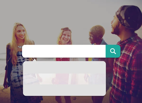 Zoeken Internet communicatieconcept — Stockfoto